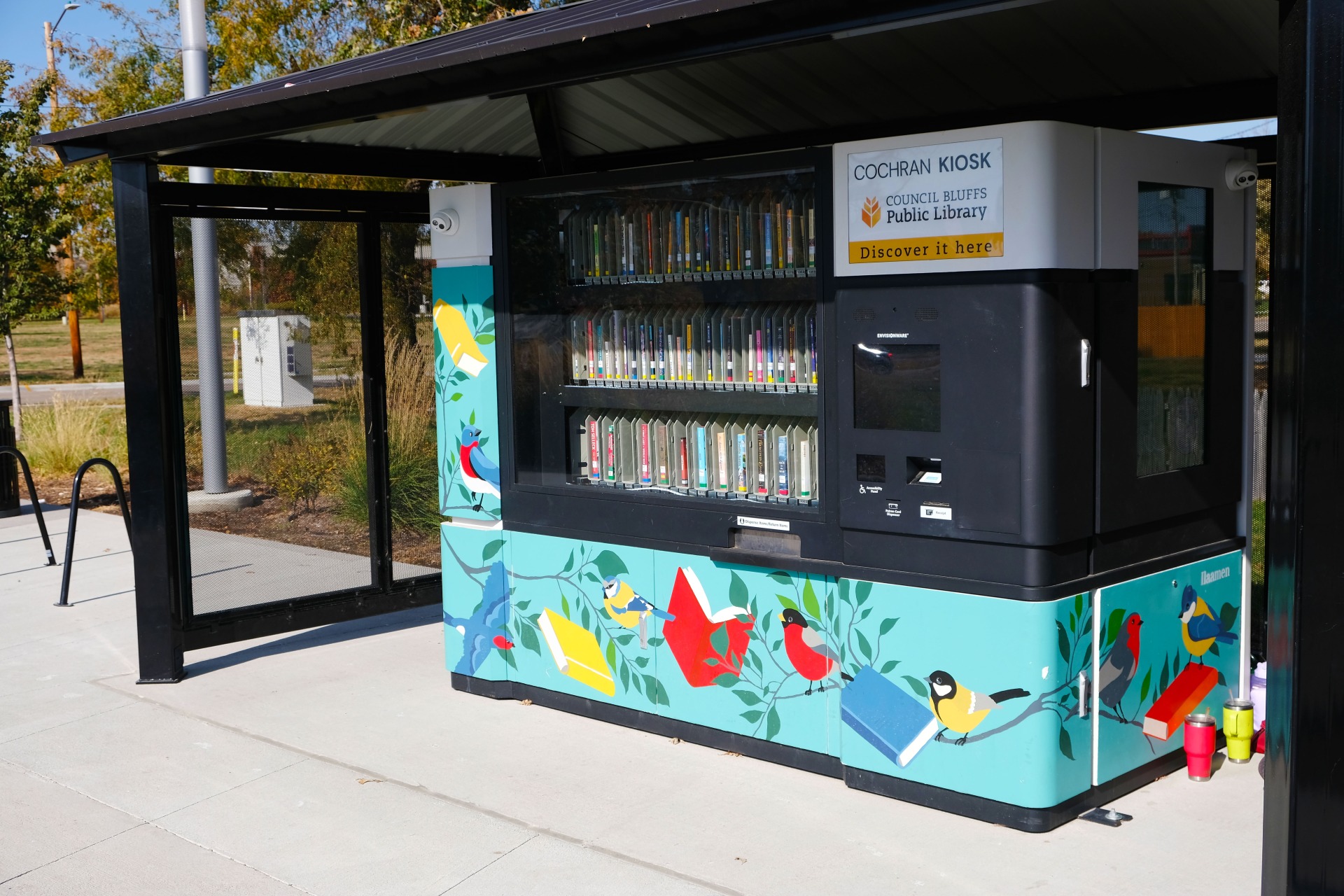 CB Public Library Cochran Park Kiosk Mural