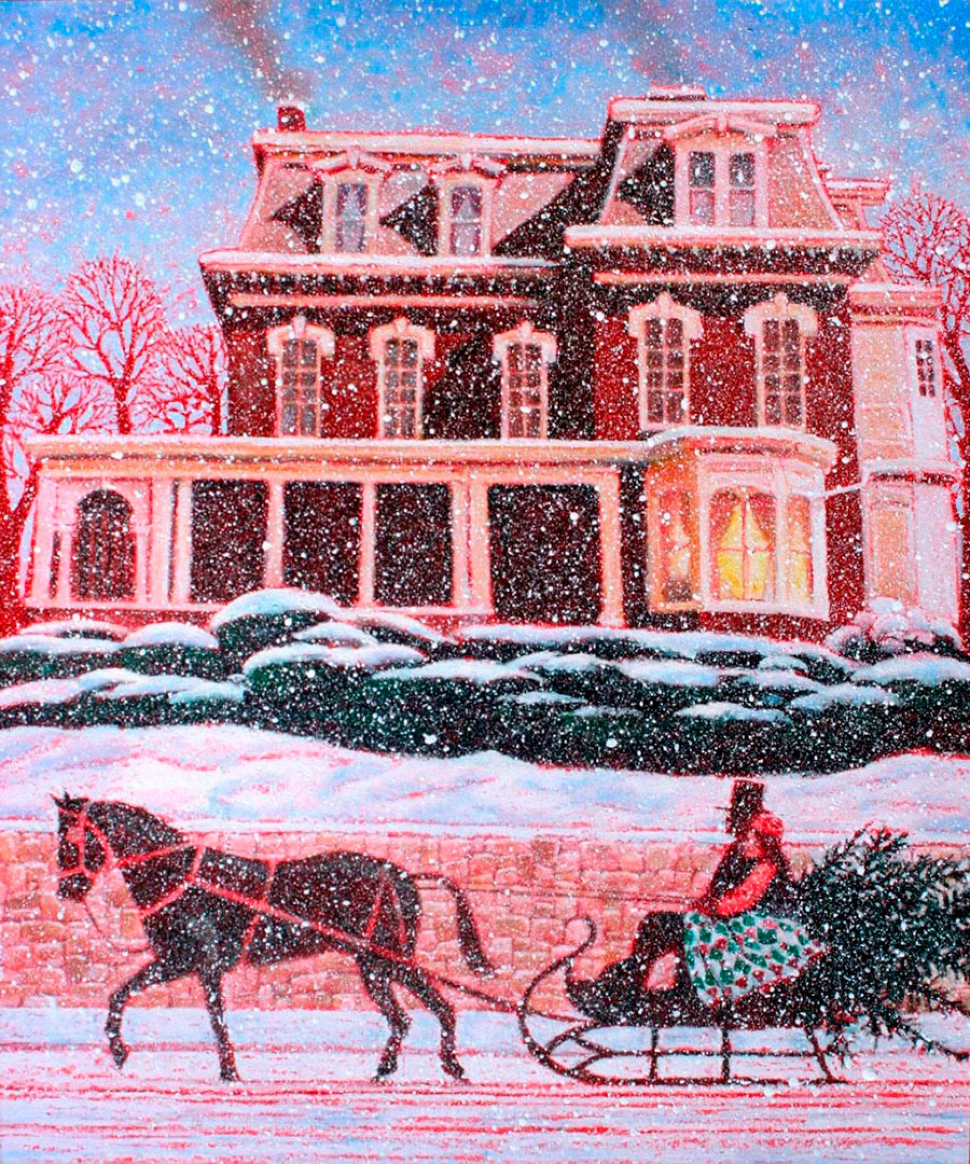 Historic General Dodge House Holiday Image