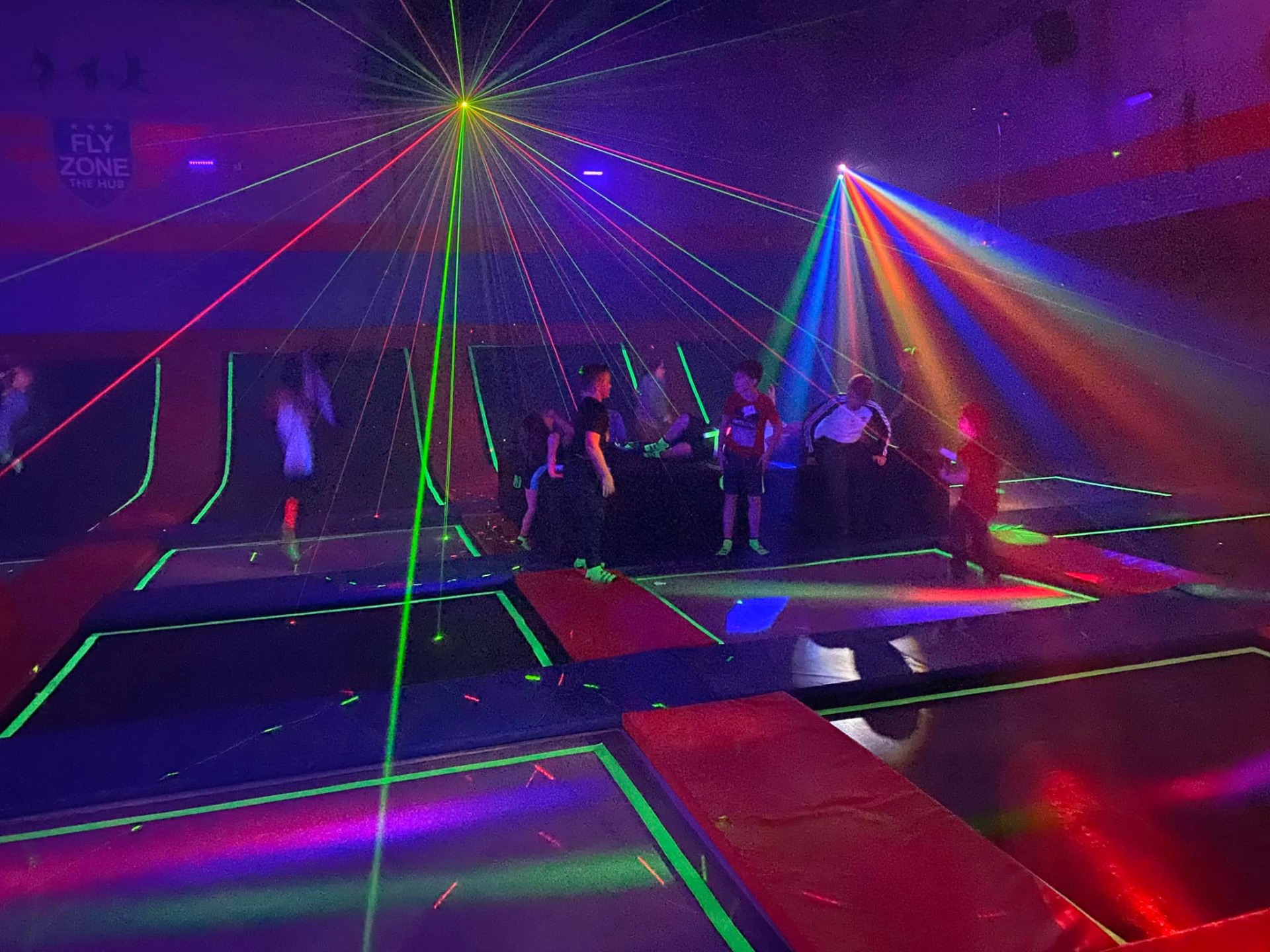 Glow Night at The Hub Trampoline Park